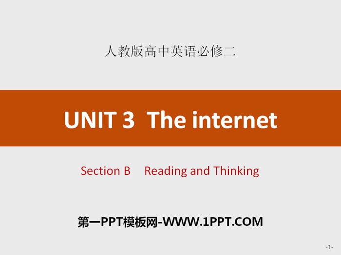 The internetSection B PPT