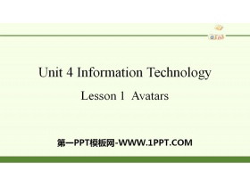 Information TechnologyLesson1 Avatars PPT