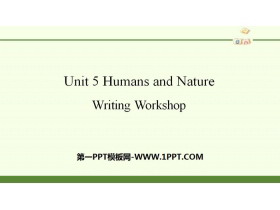 Huamns and natureWriting Workshop PPT
