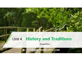 History and TraditionsPeriod Five PPT