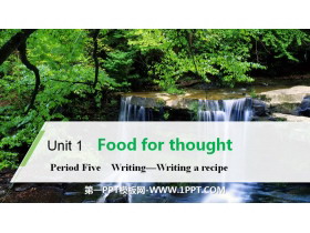 Food for thoughtPeriod Five PPT