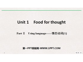 Food for thoughtPart PPT