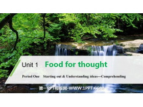 Food for thoughtPeriod One PPT