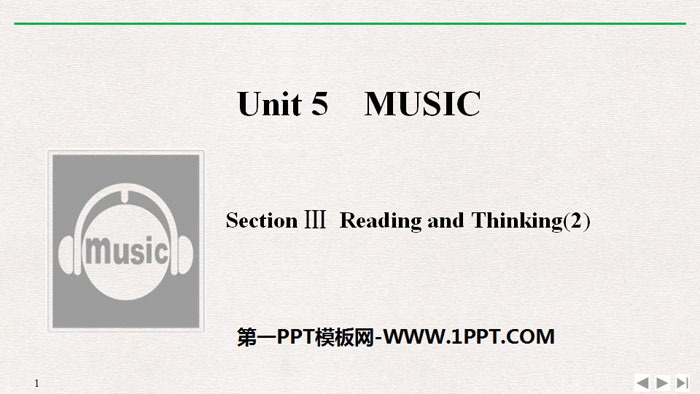 《Music》Section Ⅲ PPT课件-预览图01