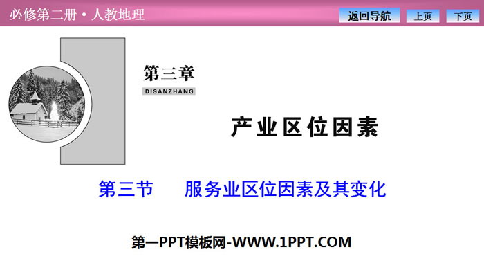 《服务业区位因素及其变化》产业区位因素PPT课件-预览图01