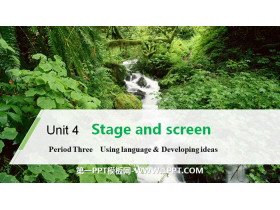 Stage and screenPeriod Three PPT