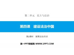 《建设法治中国》民主与法治PPT课件(第2课时凝聚法治共识)