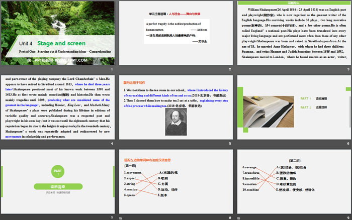 《Stage and screen》Period One PPT-预览图02