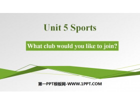 What club would you like to join?Sports PPT
