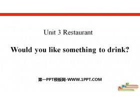 Would you like something to drink?Restaurant PPT
