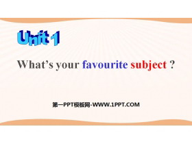 What's your favourite subjects?School Life PPTn