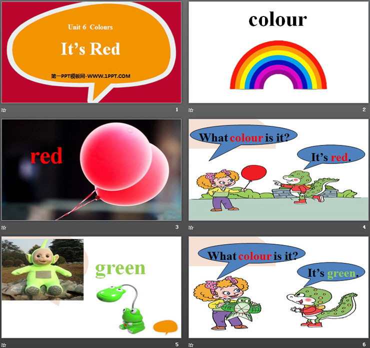 《It's Red》Colours PPT-预览图02