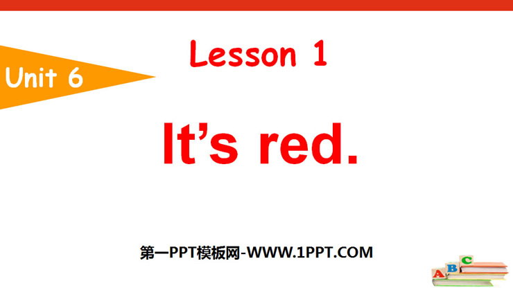 《It's Red》Colours PPT课件-预览图01