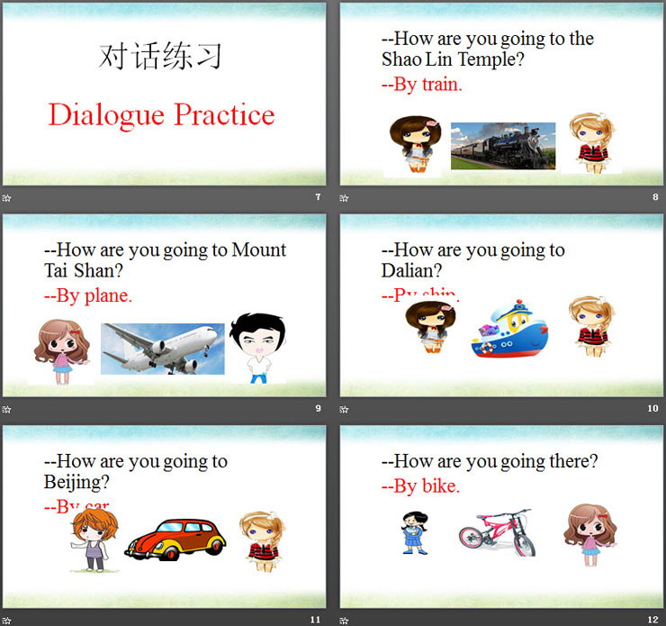 《How are you going there?》Travel PPT-预览图03