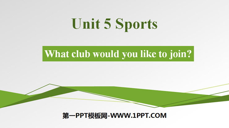 《What club would you like to join?》Sports PPT-预览图01
