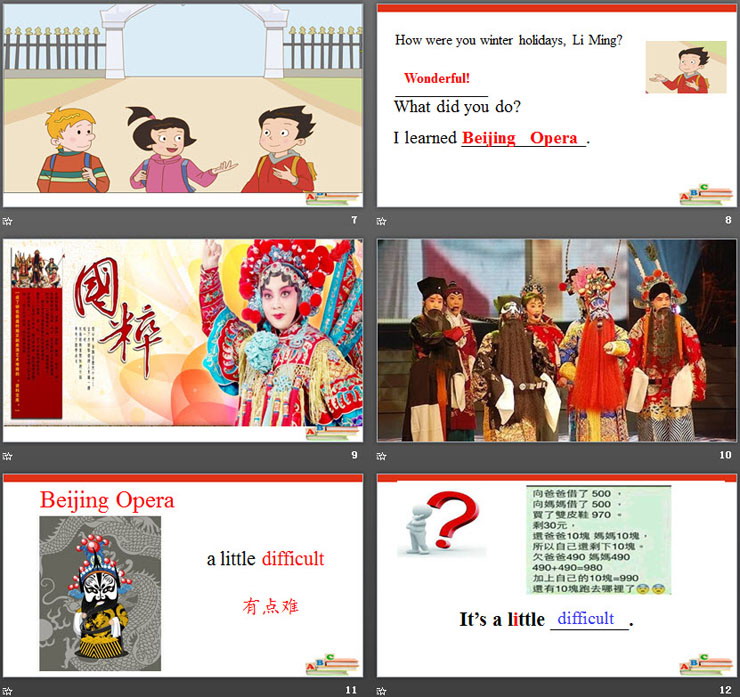 《What did you do in the holidays?》Winter Holidays PPT-预览图03