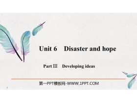 Disaster and hopePart PPTμ