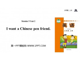 I want a Chinese pen friendPPT