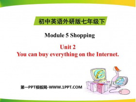 You can buy everything on the InternetShopping PPTƷn