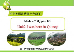 I was born in Quincymy past life PPTnd