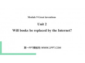 Will books be replaced by the Internet?Great inventions PPTnd