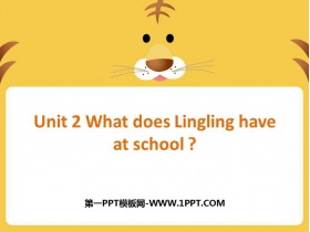 What does Lingling have at school?PPŤWn