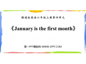 January is the first monthPPTnd