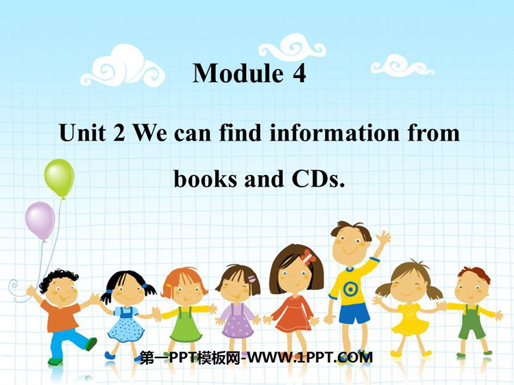 《We can find information from books and CDs》PPT教学课件-预览图01