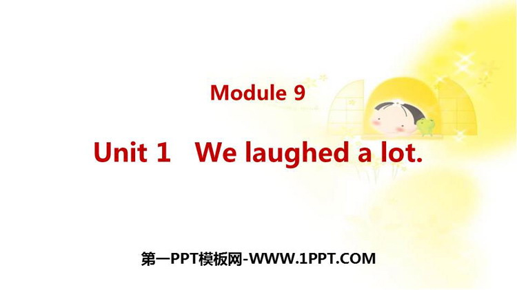 《We laughed a lot》PPT课件下载-预览图01