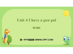 I have a pen palPPTn(5nr)