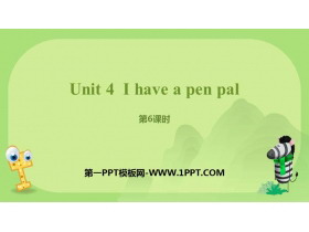 I have a pen palPPTn(6nr)