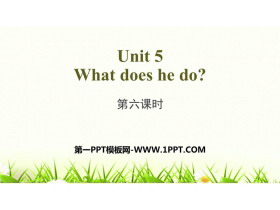 What does he do?PPT(6nr)