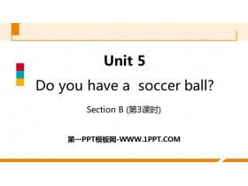 Do you have a soccer ball?SectionB PPT}n(3nr)
