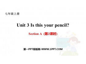 Is This Your Pencil?SectionA PPTμ(2ʱ)