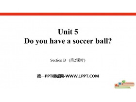 Do you have a soccer ball?SectionB PPT(2nr)