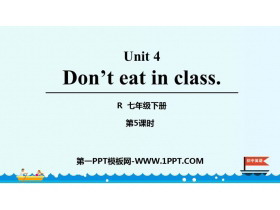 Don't eat in classPPTn(5nr)