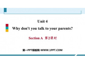 Why don't you talk to your parents?SectionA PPT}n(2nr)