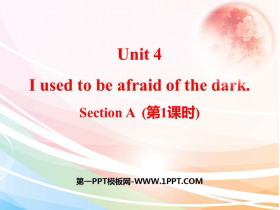 I used to be afraid of the darkSectionA PPT(1nr)