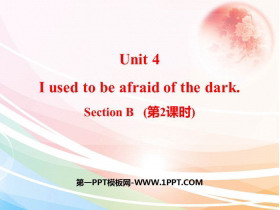 I used to be afraid of the darkSectionB PPT(2nr)
