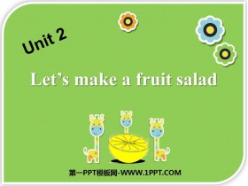 Let's make a fruit saladPPTn