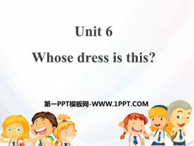 Whose dress is this?PPT