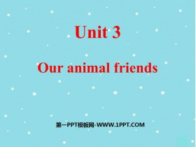 Our animal friendsPPTn