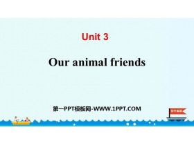 Our animal friendsPPT