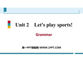 Let's play sportsGrammar PPT}n