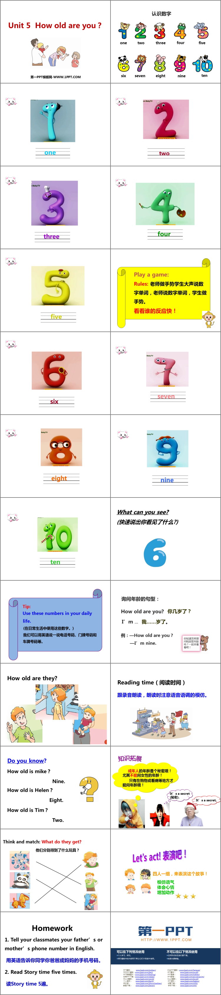 《How old are you?》PPT课文课件-预览图02