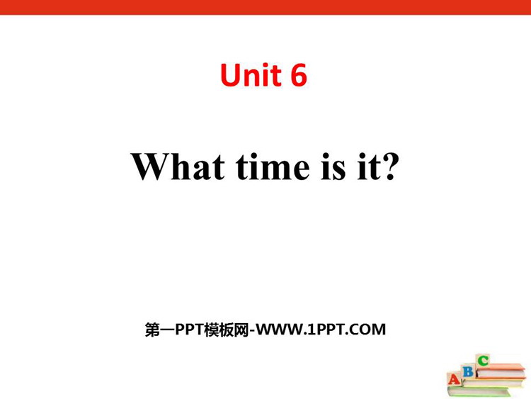 《What time is it?》PPT课件下载-预览图01