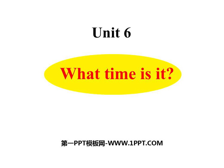 《What time is it?》PPT课文课件-预览图01