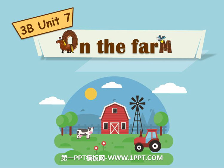 《On the farm》PPT下载-预览图01