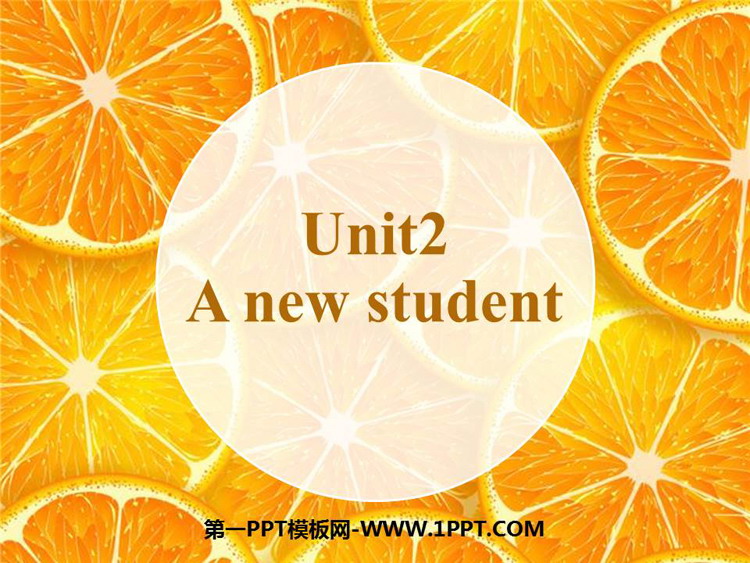《A new student》PPT课件下载-预览图01