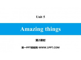 Amazing thingsPPT}n(2nr)
